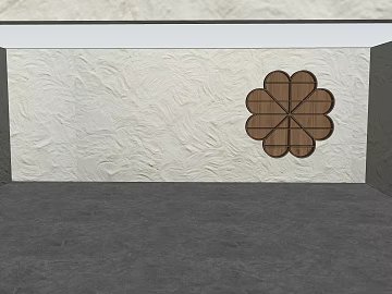 Walnut flower-shaped wood carved background wall texture (ID:ffaeh650774)