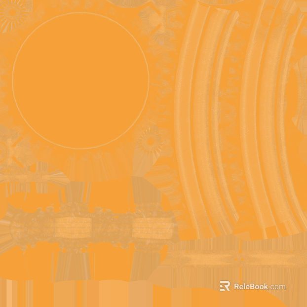 Warm orange geometric texture wallpaper background wall texture