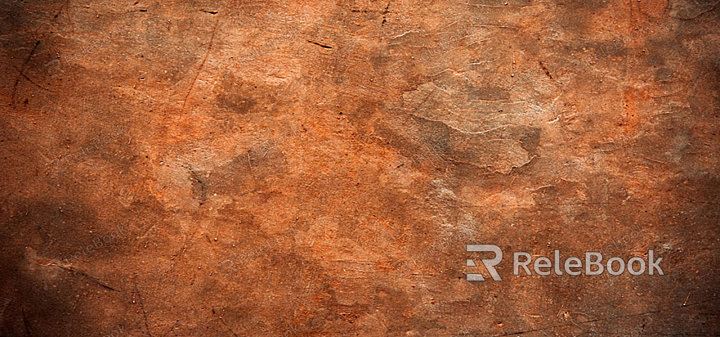 A vintage, weathered metallic surface with rust and paint chips, showcasing a patina of age and use.