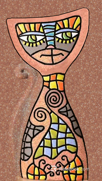 cartoon painting texture