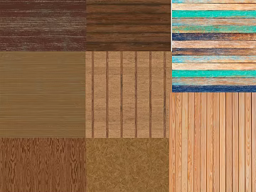 Multicolor composite wood grain indoor and outdoor flooring texture (ID:ffaeh047296)