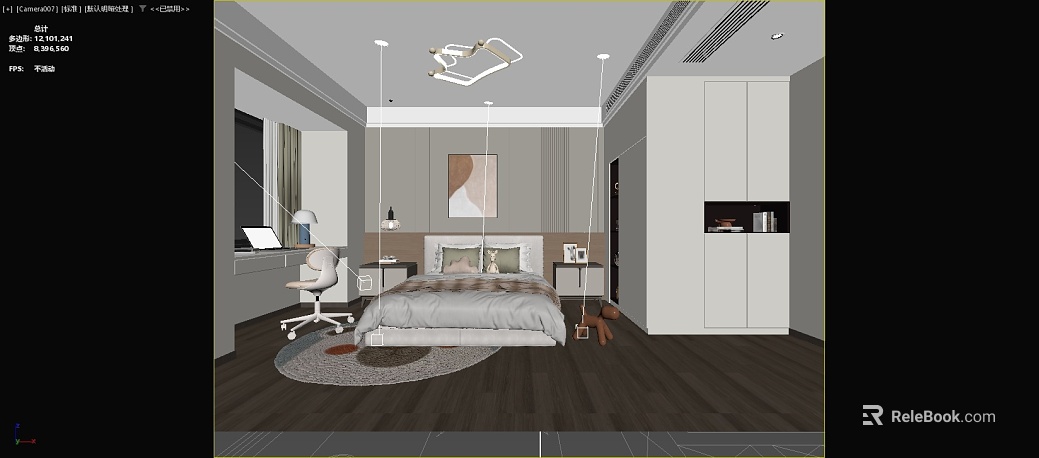 Dark Brown Wood Floor Bedroom Ground texture