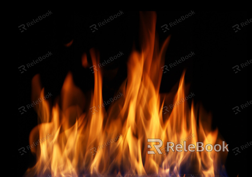 Flame texture texture