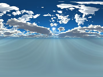 Outdoor cool cloudy sky 3d model
