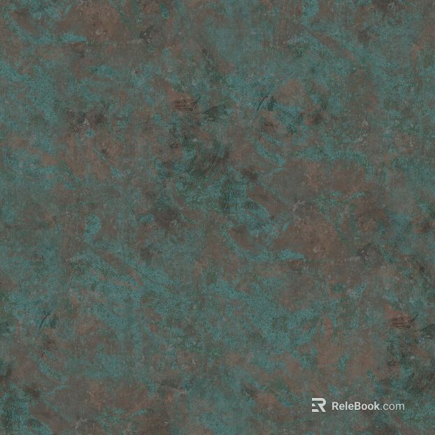 Green brown old copper decorative surface material texture