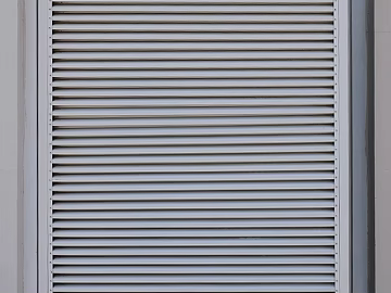 White metal shutters building exterior window texture (ID:ffaeh887689)