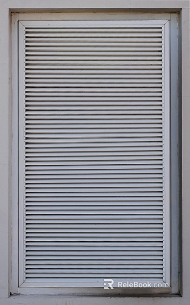 White metal shutters building exterior window texture