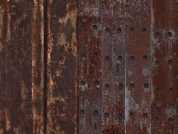 Rust color old metal plate industrial wind wall texture (ID:ffaeh807126)