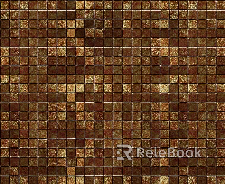 metal mosaic texture