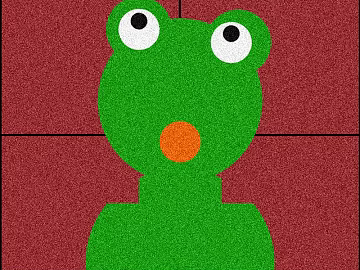 Frog EPDM Plastic Floor Mat texture (ID:ffach055774)