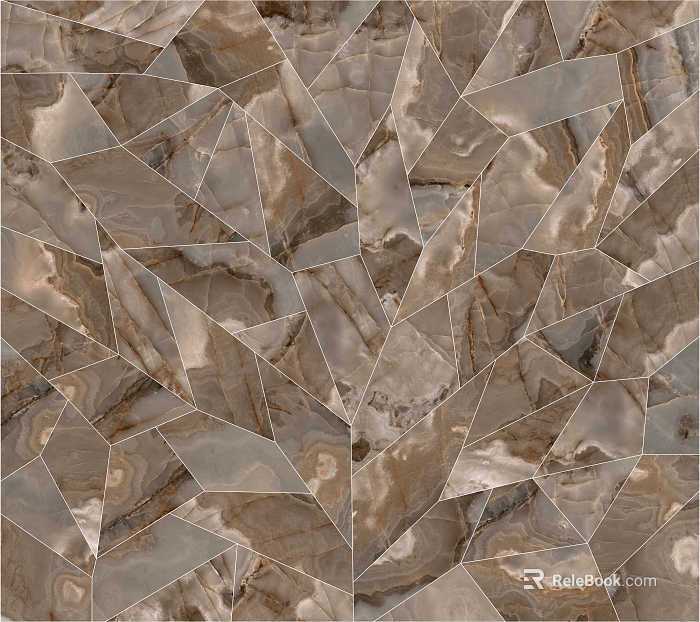 Dark brown rock slab diamond parquet texture
