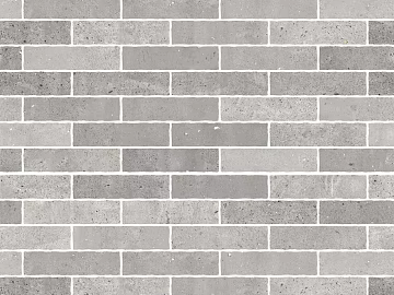 Green brick wall 3d model
