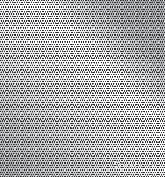 Perforated plate metal texture