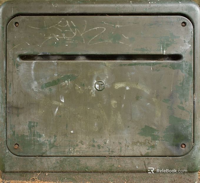 Metal door texture