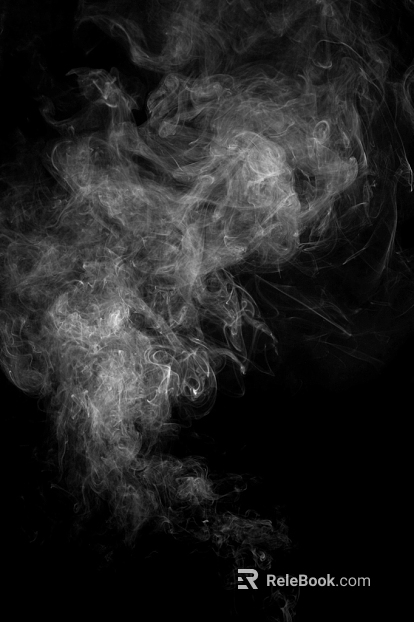 Gray white smoke special effects synthetic material texture