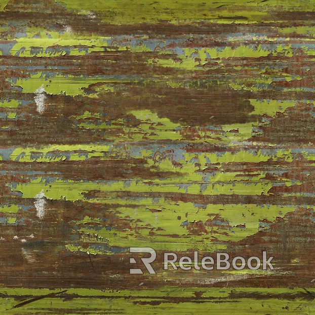 Painted metal texture