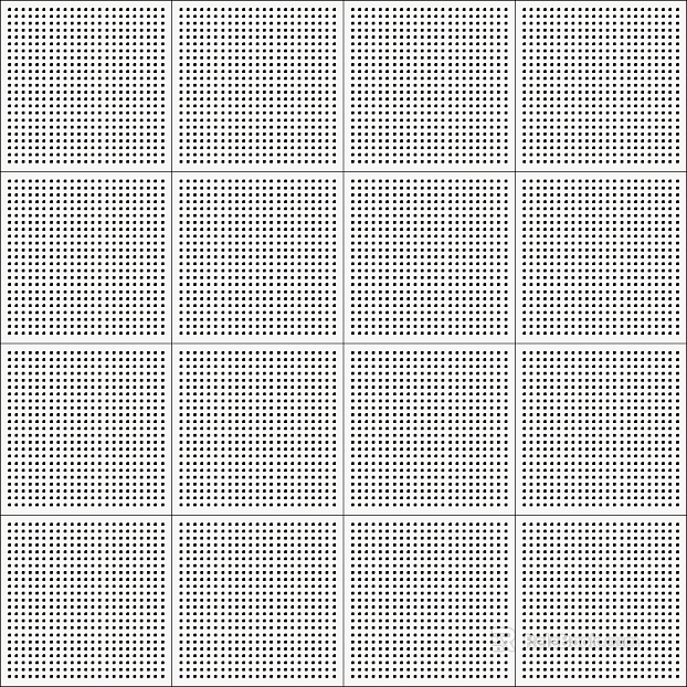 Perforated plate texture