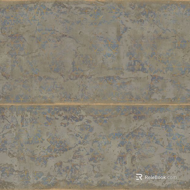 Retro gray blue art paint wall texture