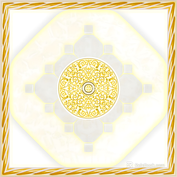 Integrated ceiling texture
