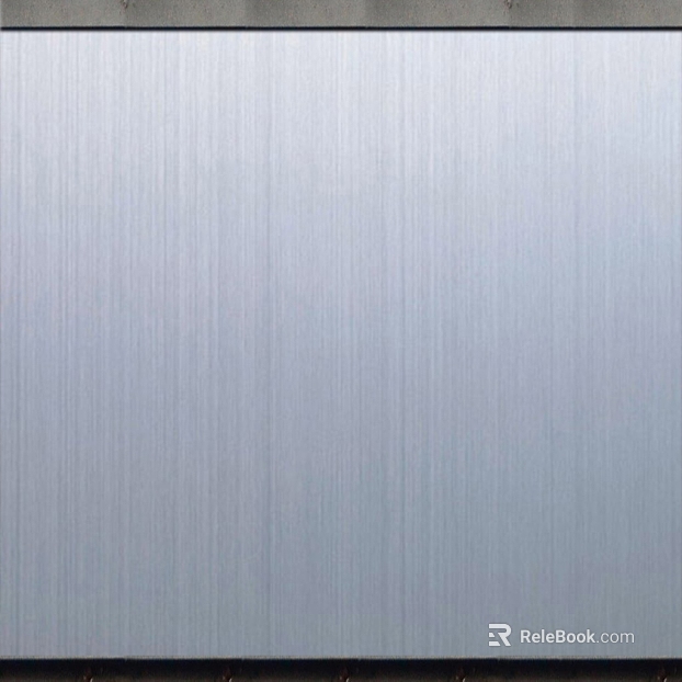 Silver Brushed Metal Wall Decor Panel texture