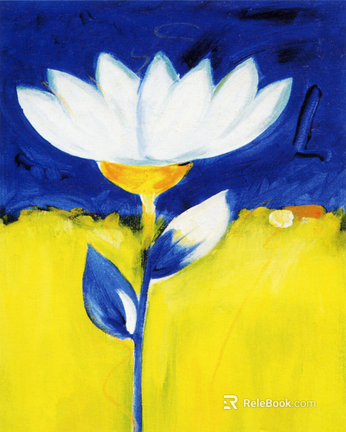 Plant painting texture