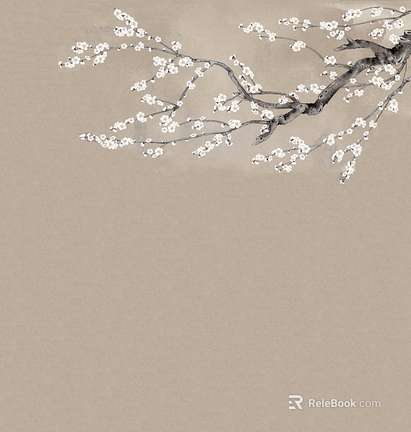 Plant painting texture