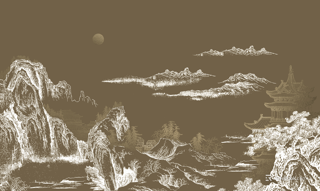 landscape painting texture