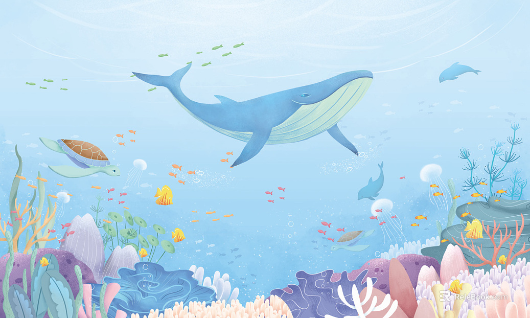 cartoon painting texture