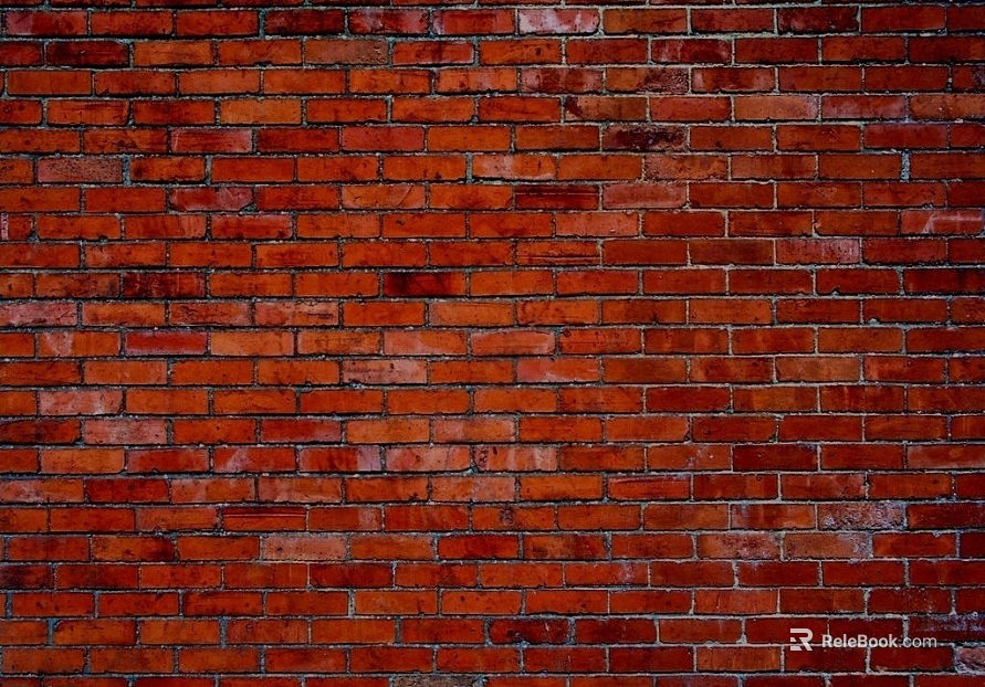 brick wall pastoral style red brick wallpaper texture