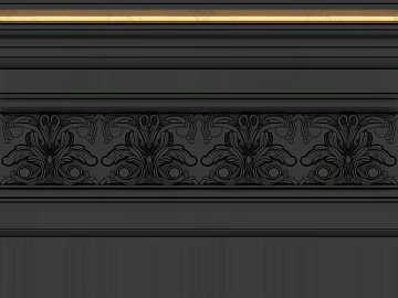 Retro black wood carved wall panel texture (ID:ffaeh202939)