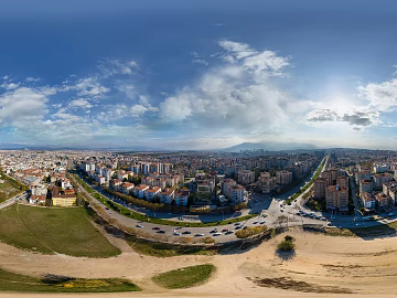 City daytime clear sky HDR texture (ID:ffaeh872611)