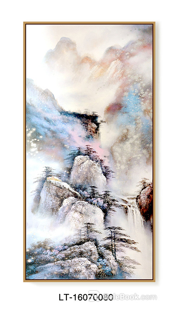 landscape painting texture