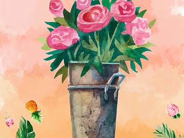 Plant painting texture (ID:ffabg68616)