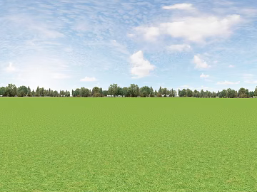 HDR blue sky and white clouds grass texture (ID:ffach292030)