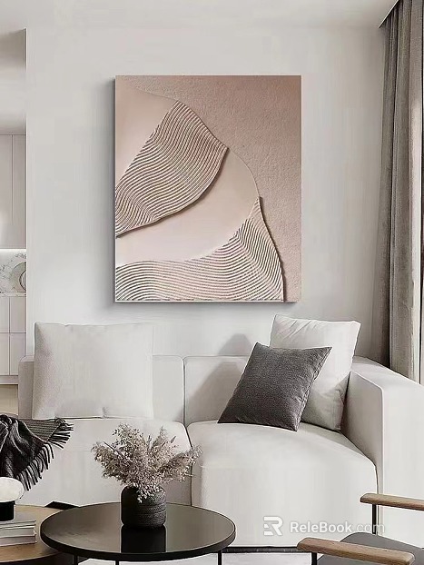 three-dimensional physical painting texture