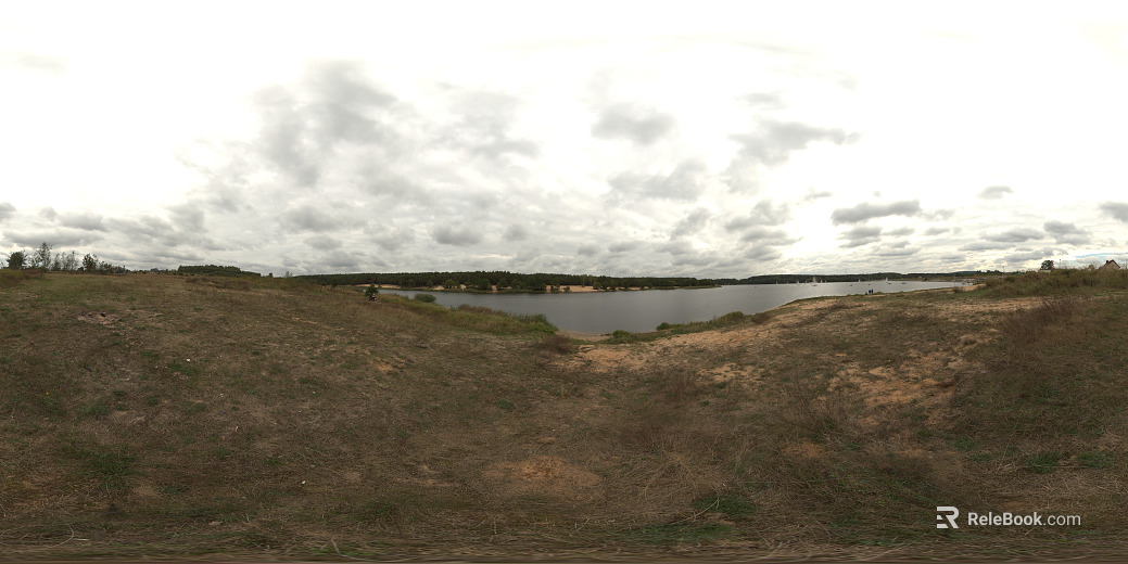 outdoor grass lake hdr texture