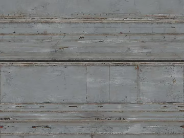 Gray distressed metal panel, industrial-style wall texture (ID:ffaeh372339)
