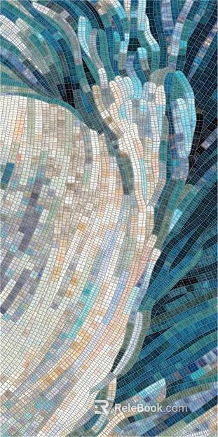 Mosaic landscape mosaic tiles texture