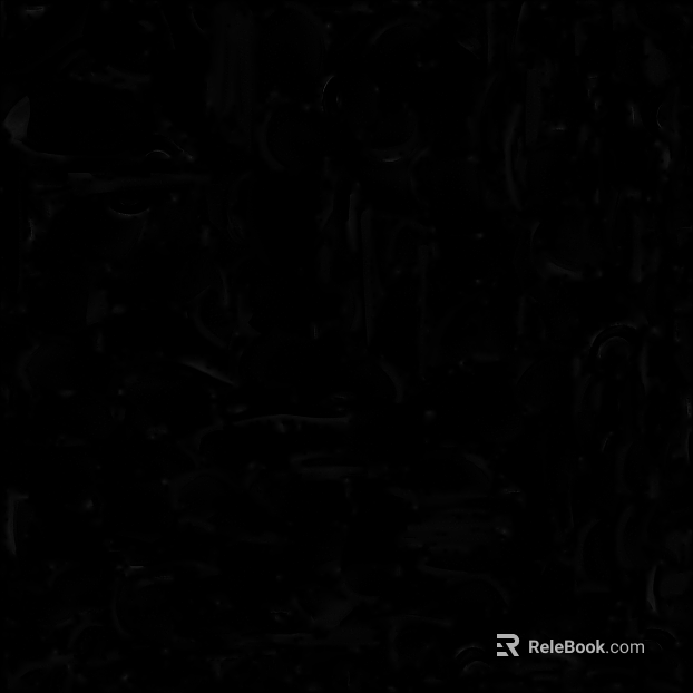 Black water ripple metal wall decoration texture