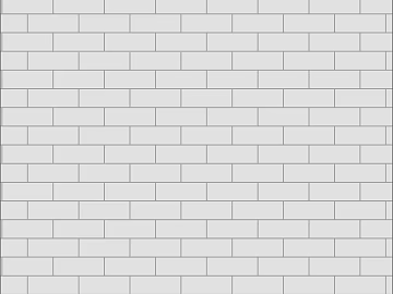 Brick wall gray and white composite exterior wall strip brick 3d model