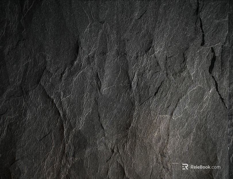 Rock Black Natural Surface Small Material Stone texture