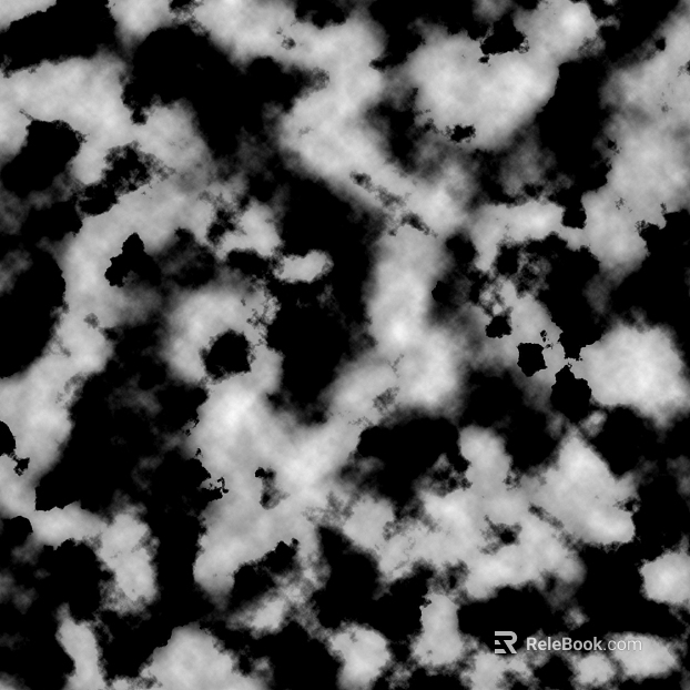 Black and White Bump Map Decorative shading texture