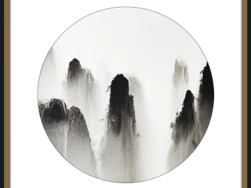 black and white painting texture (ID:ffabg17583)