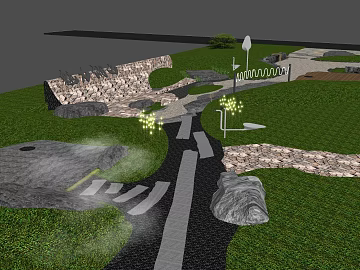 Modern Garden Landscape Outdoor Trail texture (ID:ffaeh721774)