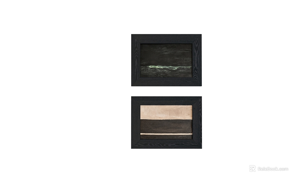 Abstract wind black brown abstract painting living room decorative painting texture