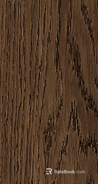 Dark brown dilapidated wood grain wall trim texture