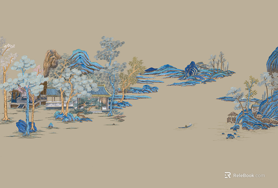 three-dimensional physical painting texture