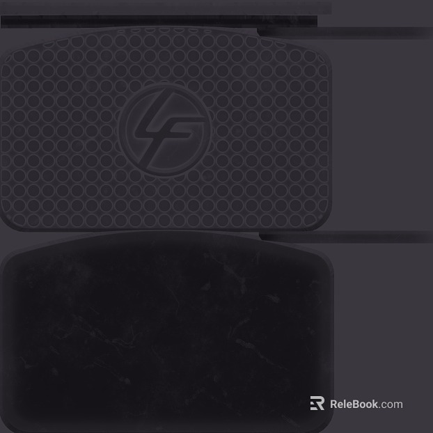 Black perforated metal car pedal texture
