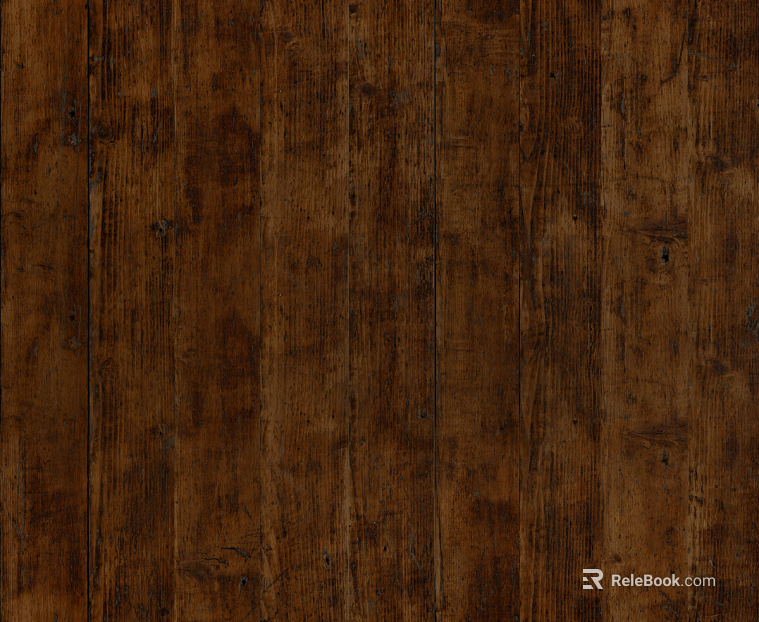 Wood panel black and yellow old wood grain seamless texture