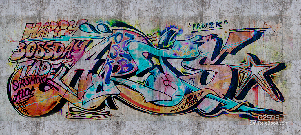 Graffiti texture